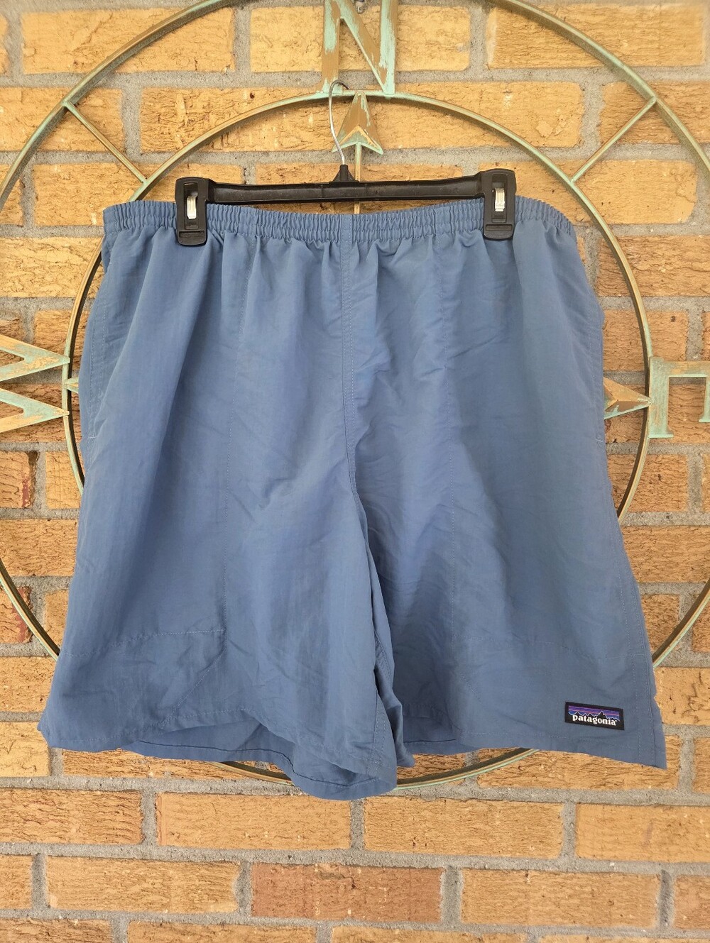 Patagonia Men's XXL Dusty Blue Lined Swim Trunks Shorts